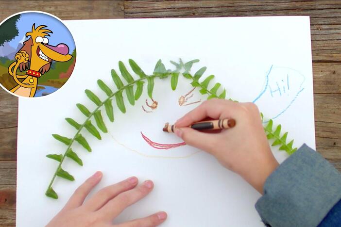 Create nature art with your friend Hal!