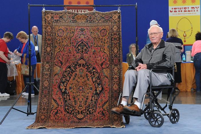 Appraisal: Persian Fereghan Sarouk Rug, ca. 1910, from Bismarck, Hour 3.