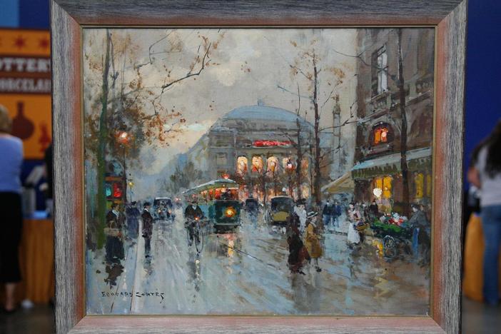 Appraisal: 1959 Édouard Cortès Oil Painting, from Grand Rapids