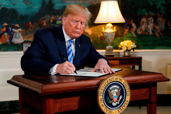 Nick Schifrin looks back at Trump’s determination to derail the deal