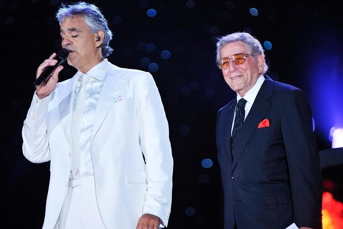Watch Andrea Bocelli and Tony Bennett perform this classic by Kander and Ebb.