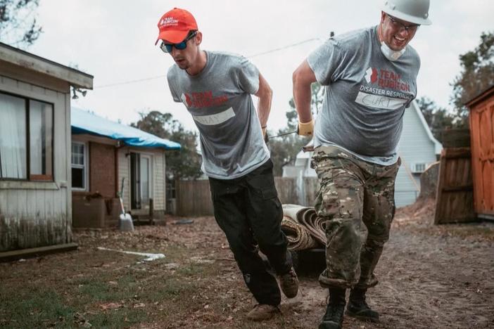 Marine Corps Veteran Jake Wood had trouble finding direction after his military service.