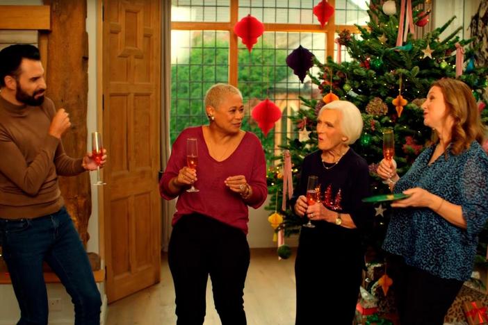 Mary discusses how to make canapes and why she serves them ahead of the main meal.