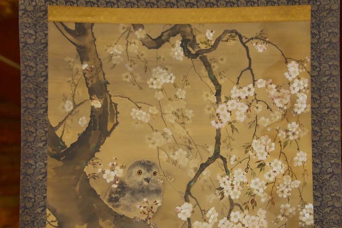 Appraisal: Atomi Gyokushi Scroll Painting, ca. 1880