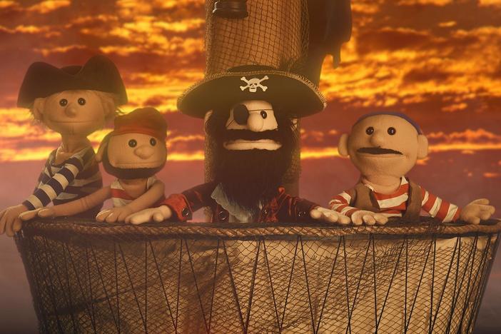 Blackbeard and the pirate crew help Megan and Good Boy learn about budgeting.