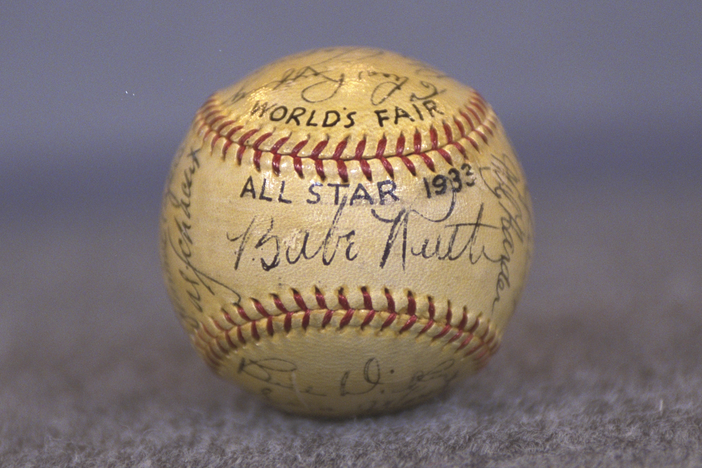 Appraisal: 1933 All-Star Game Signed Baseball, from Vintage Hot Springs.