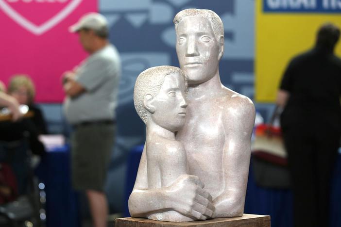 Appraisal: Jeanne Urich Marble Sculpture, ca. 1950, in Harrisburg Hour 2.