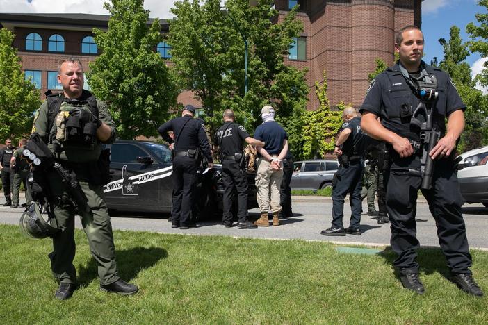 News Wrap: Patriot Front members free on bail after arrest at Idaho LGBTQ event