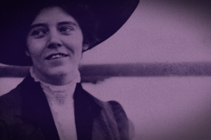 Alice Paul joined the 'suffragettes' while studying in London to demand the right to vote.