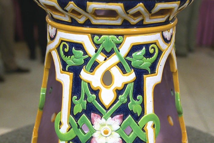 Appraisal: Minton Conservatory Seat, ca. 1863, from Vintage Seattle.