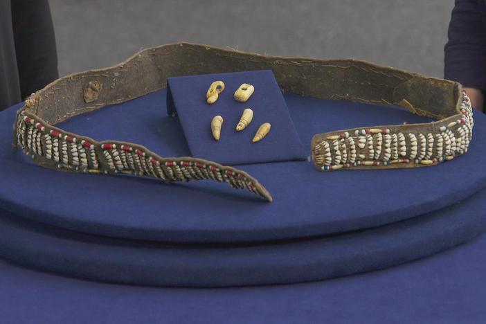 Appraisal: Inupiat Caribou Teeth Belt, ca. 1875