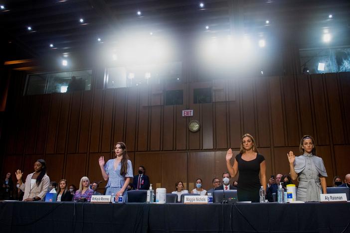 Earlier this week, four elite gymnasts testified in front of the Senate Judiciary Committe