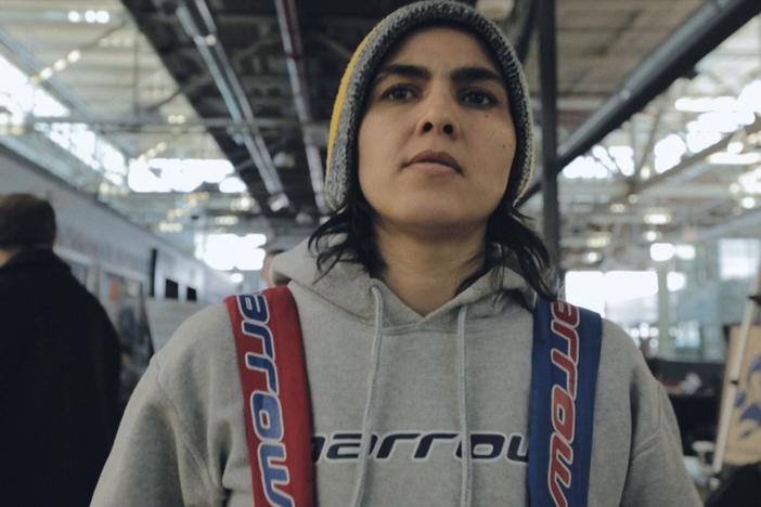 We are introduced to Maria Toorpakai, an international squash champion.