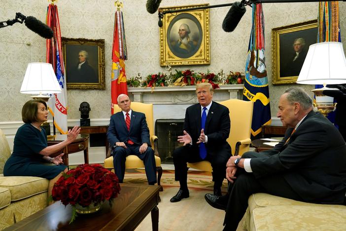 How Trump got into a televised tussle over a border wall