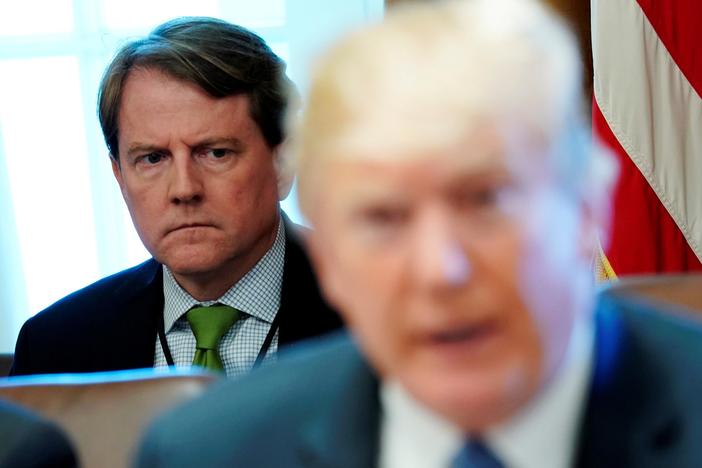 News Wrap: White House counsel Don McGahn to step down, Trump says