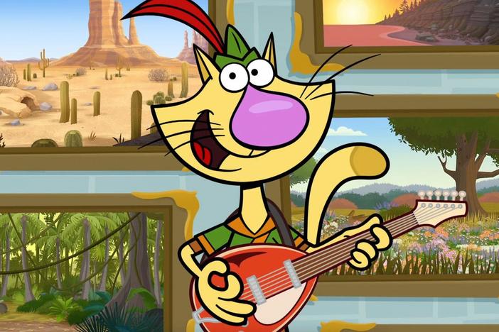 Nature Cat and his pals sing about protecting nature.