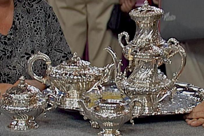 Appraisal: Indian Colonial Silver Tea Service, from Vintage Toronto.
