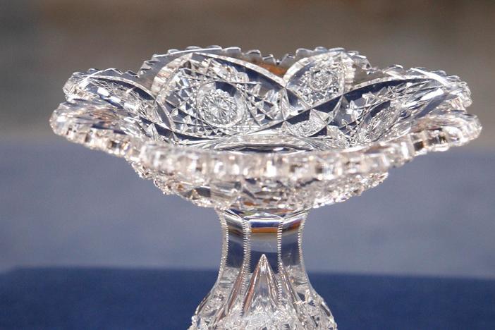 Appraisal: Cut Glass Centerpiece Base, ca. 1885