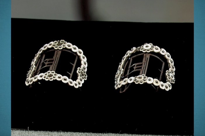 Appraisal: General Oglethorpe Shoe Buckles, ca. 1740, from Our 50 States Hour 1.