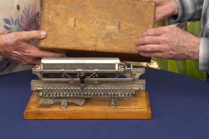 Appraisal: Merrit Index Typewriter, ca. 1890