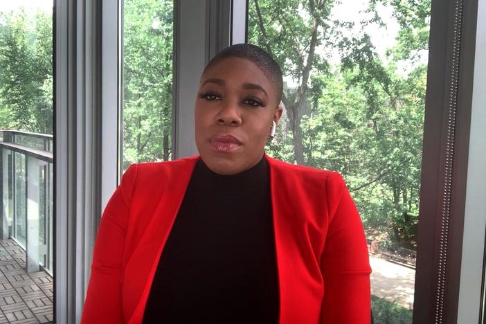 Symone Sanders, the Biden campaign's senior adviser, joins the program.
