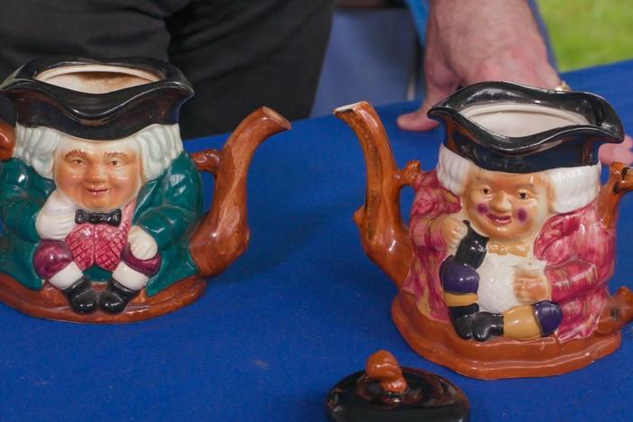 Appraisal: Japanese & English Doulton-style Teapots, ca. 1925