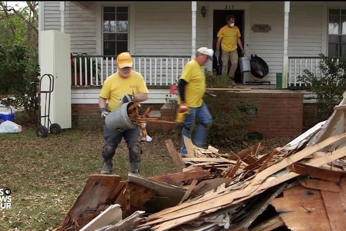 Hurricane Florence flooded half this town. Two months later, it remains united.