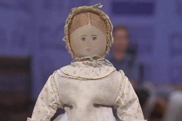 Appraisal: Polly Heckewleder Rag Doll, ca. 1872, from Vintage Cleveland.