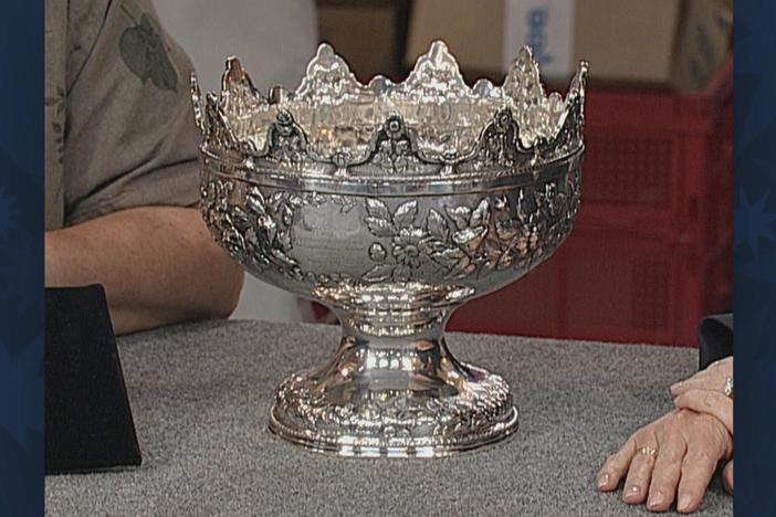 Appraisal: 1859 S. Kirk Silver Monteith Bowl, from Vintage Charleston.