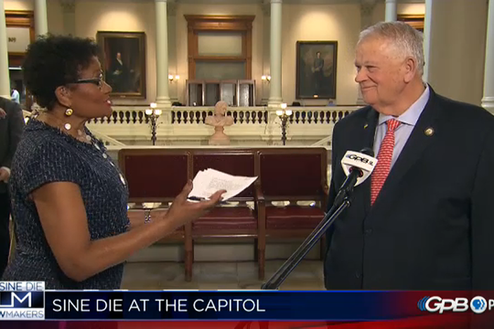 Speaker Ralston discusses the signature Mental Health legislation as the session ends.