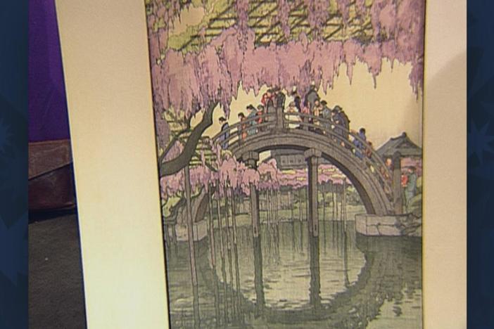 Appraisal: 1927 Hiroshi Yoshida Print, from Vintage Sacramento.