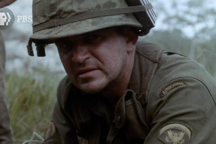 Soldiers discuss the psychological shock of witnessing death on the battlefield.