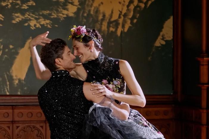 Viennese dancers perform to Johan Strauss II's "Ischl Waltz."