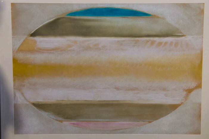 Appraisal: 1976 Ed Clark Abstract Expressionist Artwork