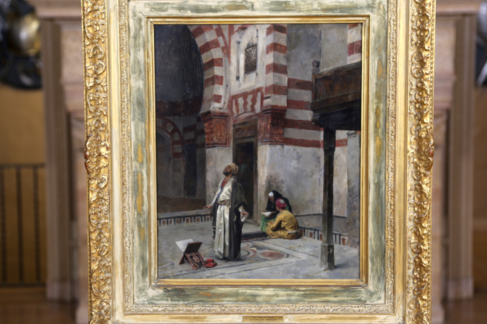 Appraisal: Charles Wilda "The Hour of Prayer" Oil, ca. 1885