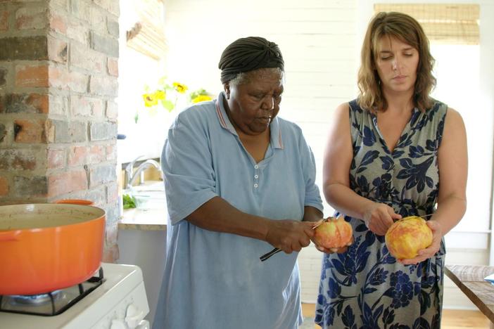 Vivian’s plate is full of everything--except tomatoes. Premieres October 7.