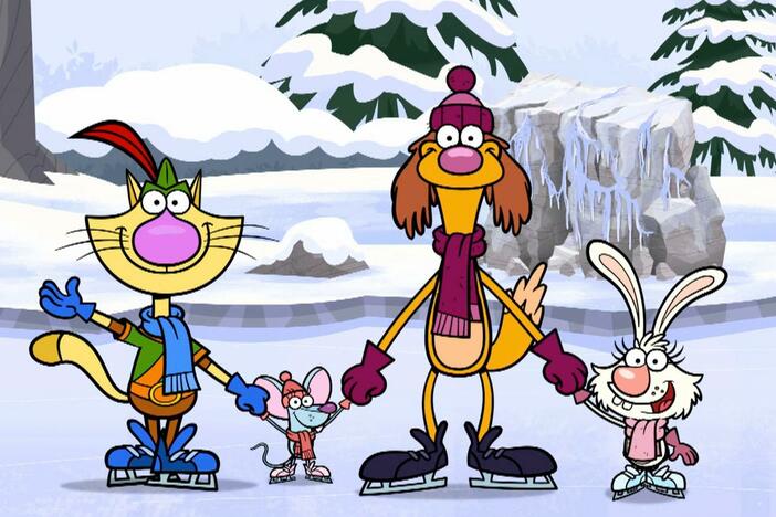 The crew needs to find a way to pull parade floats./The gang searches for Hal’s pond pal.