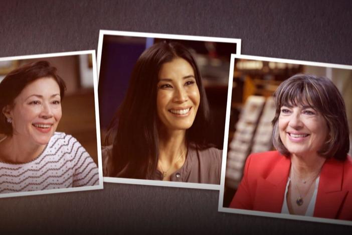 Journalists Christiane Amanpour, Ann Curry and Lisa Ling learn their family histories.