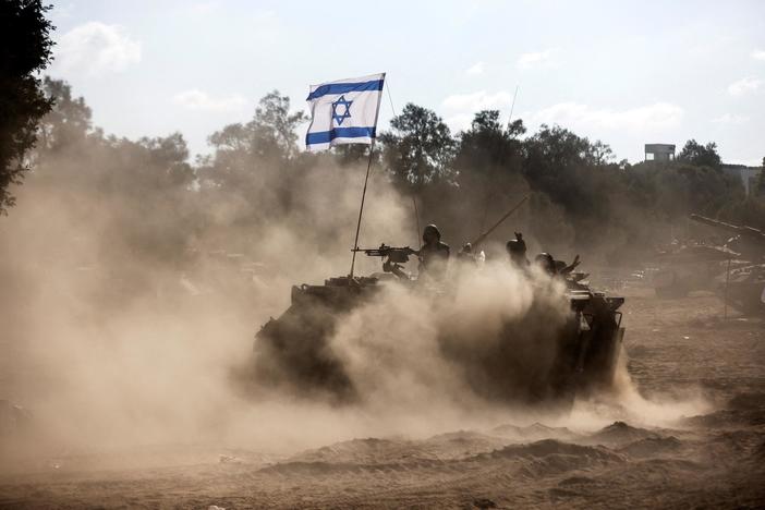 Defense secretary visits Israel in latest show of U.S. support for fight against Hamas