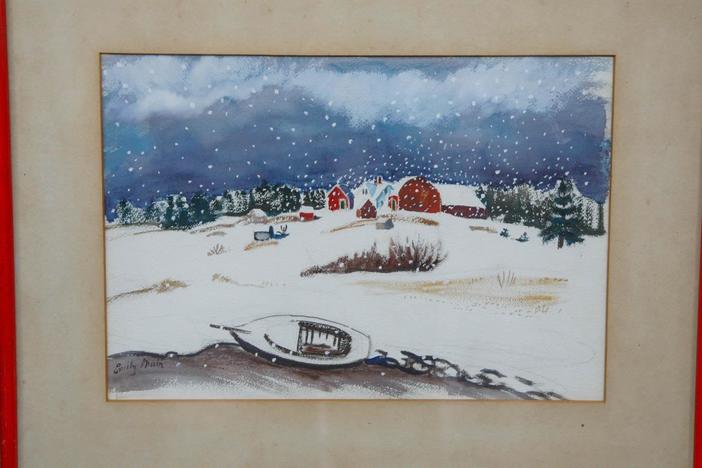 Appraisal: Emily Muir Watercolor, ca. 1950