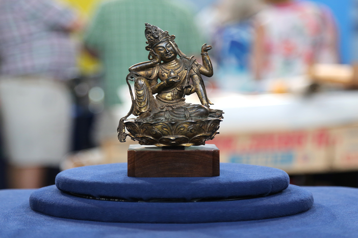 Appraisal: Early 15th-Century Chinese Bodhisattva Gilt Bronze, in St. Louis Hour 1.