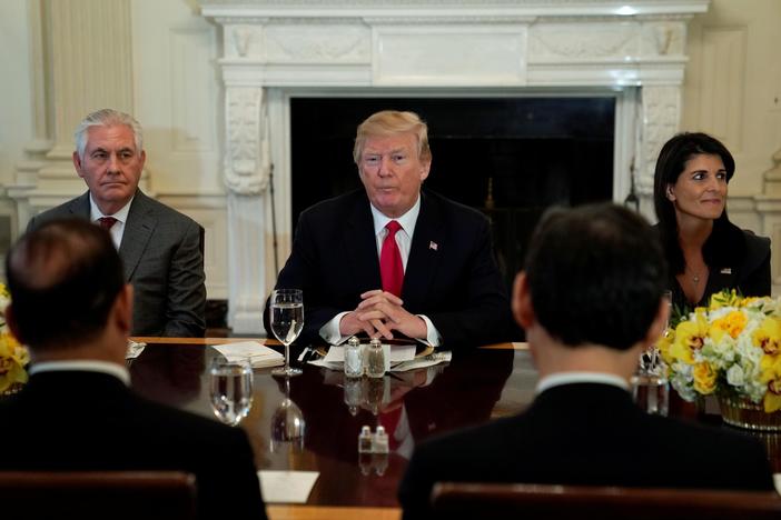 Trump called on Democrats to join Republicans in supporting his immigration plan.