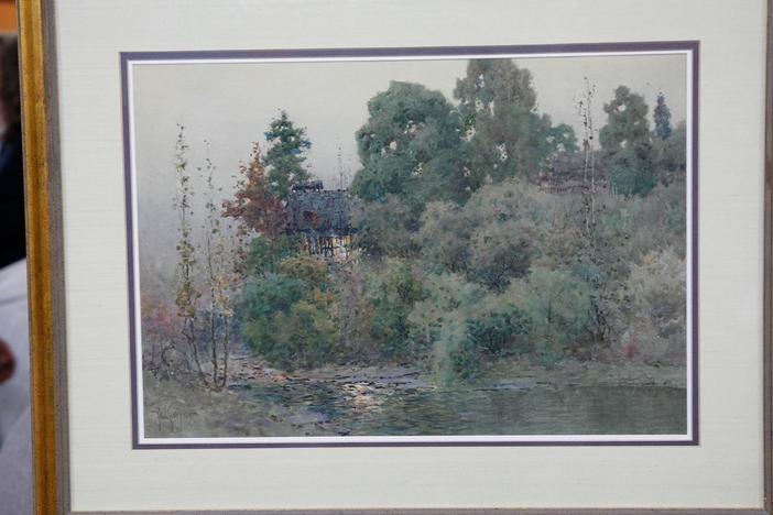 Appraisal: Paul Sawyer Watercolor, ca. 1900