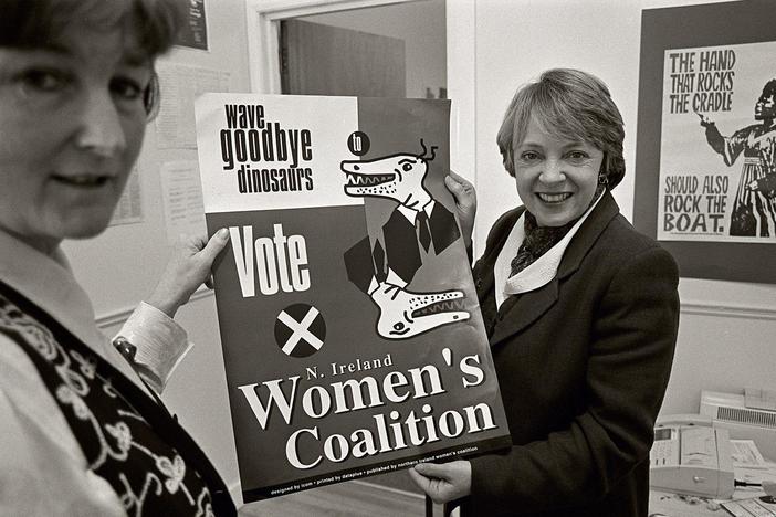 Women in Northern Ireland campaign for representation in their government.