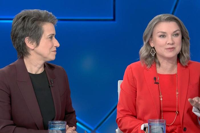 Tamara Keith and Amy Walter on new polls showing Harris leading Trump in key battlegrounds