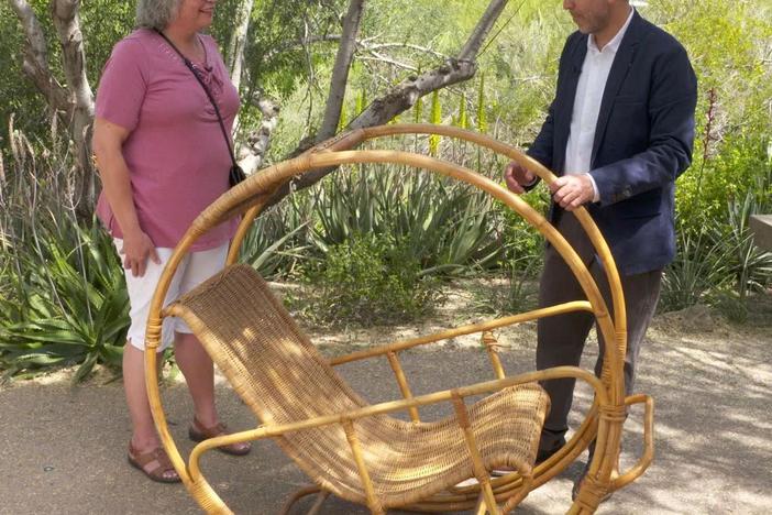 Appraisal: Franco Bettonica Rocking Chair