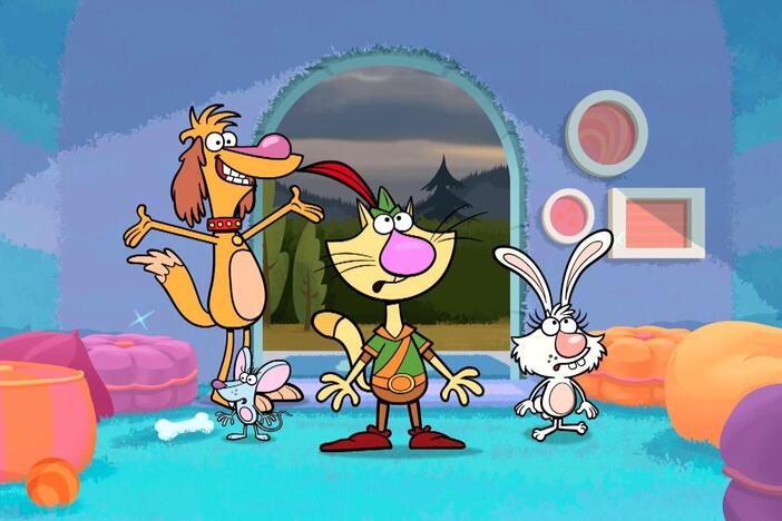 Nature Cat and his friends learn what to do during a thunderstorm. 