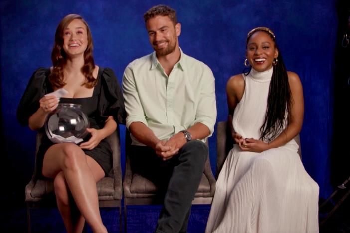 Hilarity ensues when Theo James, Rose Williams & Crystal Clarke play "Would You Rather?".