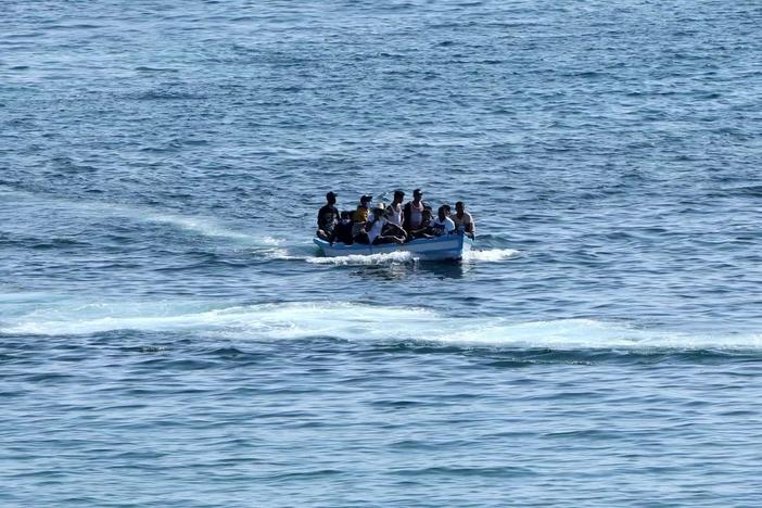 Tensions rise in Lampedusa, a small Italian island, over swell of economic migrants