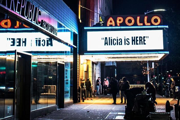 Alicia Keys describes The Apollo Theater's significance as a New York City landmark. 
